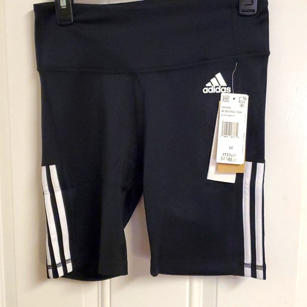 Adidas Womens' 3 stripes cycling shorts